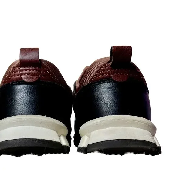 Uniform Slip On Brown Sneakers Boys 4.5 Deer Stags Betts Jr NoSoxβ Shoes School - Picture 5 of 8